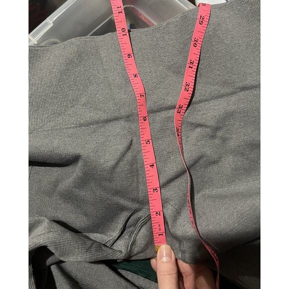 Lululemon Ebb To Street Seamless Athletic Gym Pants Heathered Slate Gray Size 6 - Picture 5 of 5